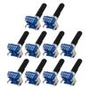 10Pcs RK12 Potentiometers For Audio B10K B20K B50K B100K 6 Pin Control