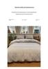Washable Cotton Stripe Plaid Soft Bed Set: Includes Duvet Cover, Fitted Sheet & Pillowcases.