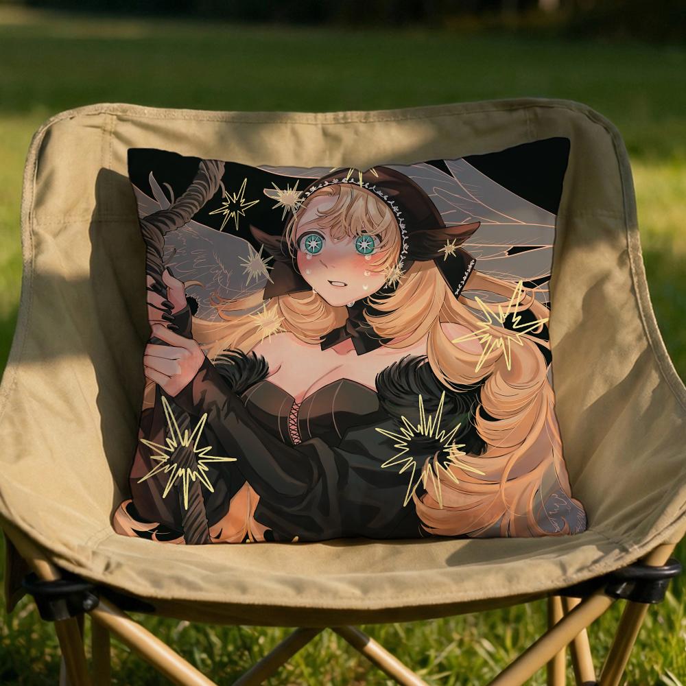 

Anime MMarcille Donato Cushion Cover Soft Reversible Durable Pillow Cover MultiScene Use for Home Car Daily Comfort 30x30cm