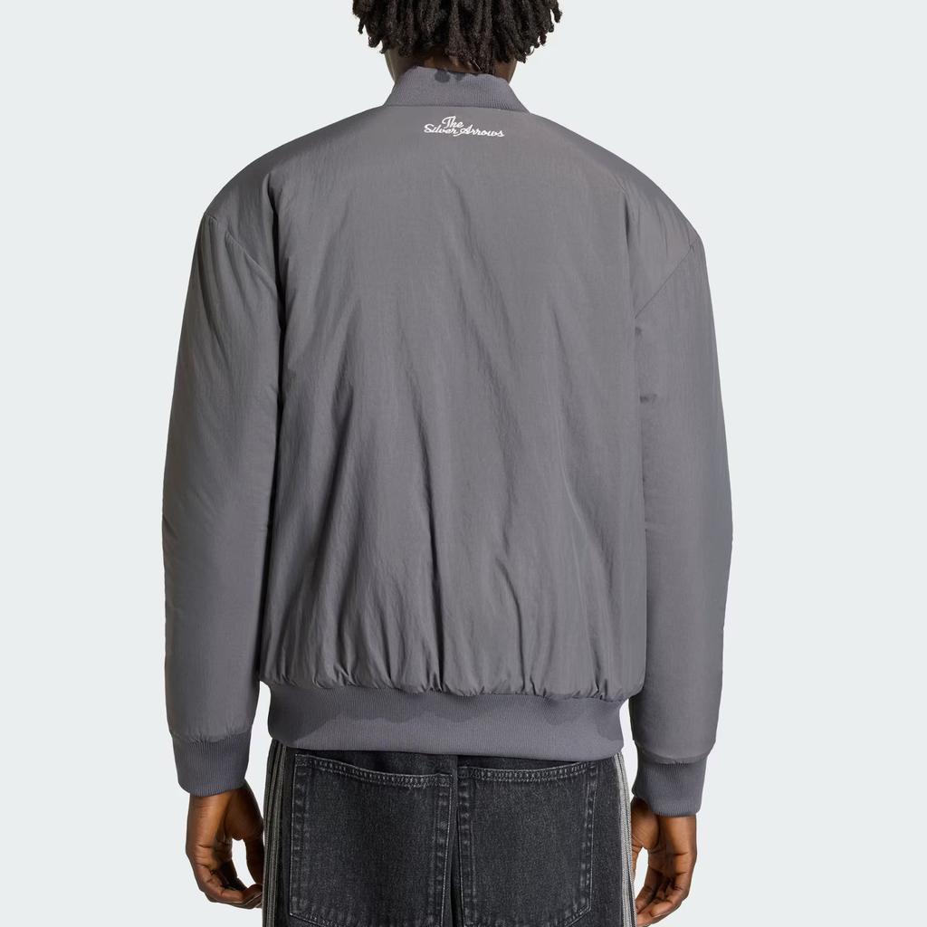 Adidas Mercedes - Amg Formula 1 Team Silver Series Reversible Warm Cotton Jacket Men Jacket KR3572