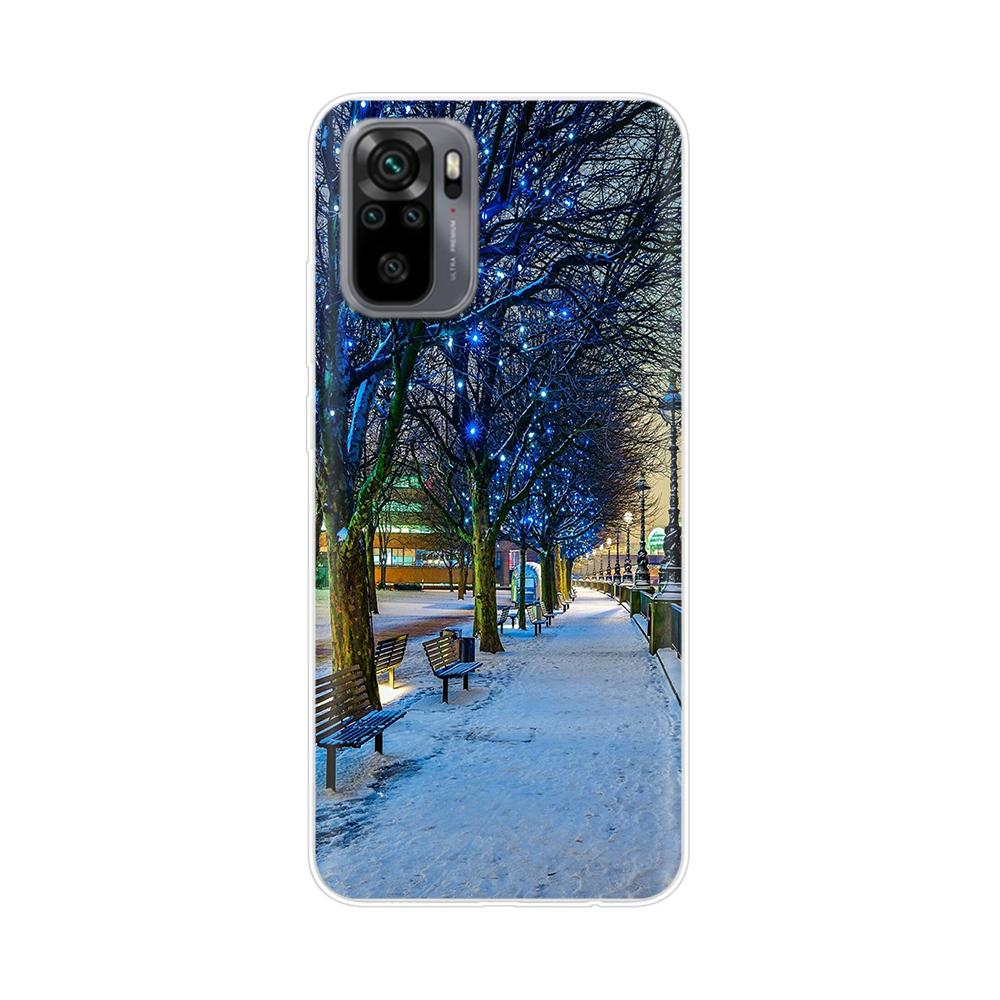 Silikon Blumen Handyhülle Für Xiaomi Redmi Note 10 Hülle 6.43'' Schöne TPU Rückseite Für Xiomi Redmi Note10 Pro Bumper Hüllen