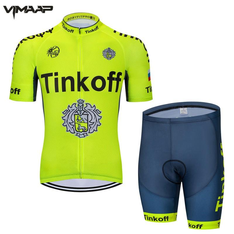 Mens Cycling Jersey Set Short Sleeve Breathable Mesh Bike Apparel Road