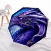 1pc Dragon Fantasy Artwork Automatic Umbrella - Automatic Opening And Closing, Sturdy Iron Frame, Formal Occasions yy251018107