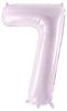 Foil Balloon Number 7 Seven Purple 72cm