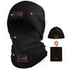 Tactical Fleece Hat Scarf Set Thermal Head Cover Winter Warm Balaclava Face Mask Sports Cycling Bonnet Neck Protector