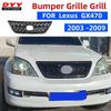 TRD Grille Kit: Compatible with 2003-2009 Lexus GX470, Featuring a Black Grille, Fog Lights, and Headlights.
