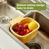 Drain Basket with Separation Filter Design Quick Filtration Press Open Cover 2-in-1