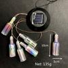 Solar Powered LED Wind Chime Light With Color Changing Rice Ball Beads Outdoor Garden Patio Decor