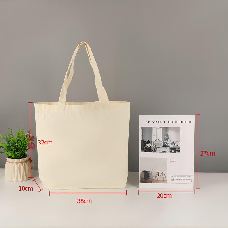 Customizable Thick Canvas Tote Bags for Businesses - Expedited Service Available