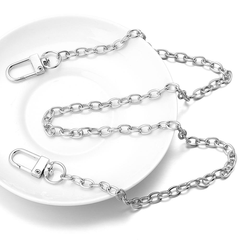 Metal Aluminum Replacement Bag Chain 20/40/80/120cm Women Shoulder strap for bags replace Crossbody chain Bag Accessories