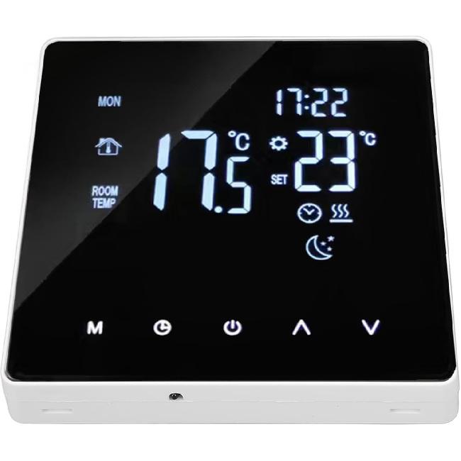 Floor Heating Thermostat 16A 4400W Intelligent Programmable Thermostat Digital Home Heating Temperature Controllerfor Radiant Underfloor Heating