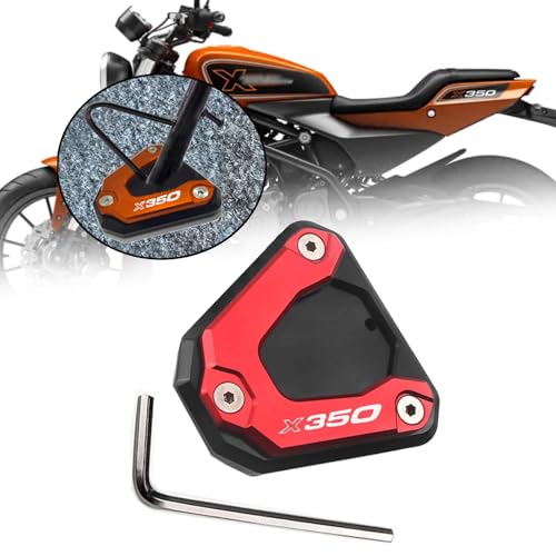 

MAORANG ДЛЯ X350 x350 x 350 2023-2024 Алюминиевый Увеличитель Боковой Подставки Подушка Площадки Мотоциклетные Аксессуары x350 Мотоциклетные Аксессуары (красный)