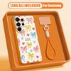 Cute Cartoon Bowknots Print Case For Samsung S26 S25 Ultra S24 S23 FE S22 A15 A16 A17 A35 A36 A37 A54 A55 A56 A57 5G Hybrid Magnetic Matte Cover