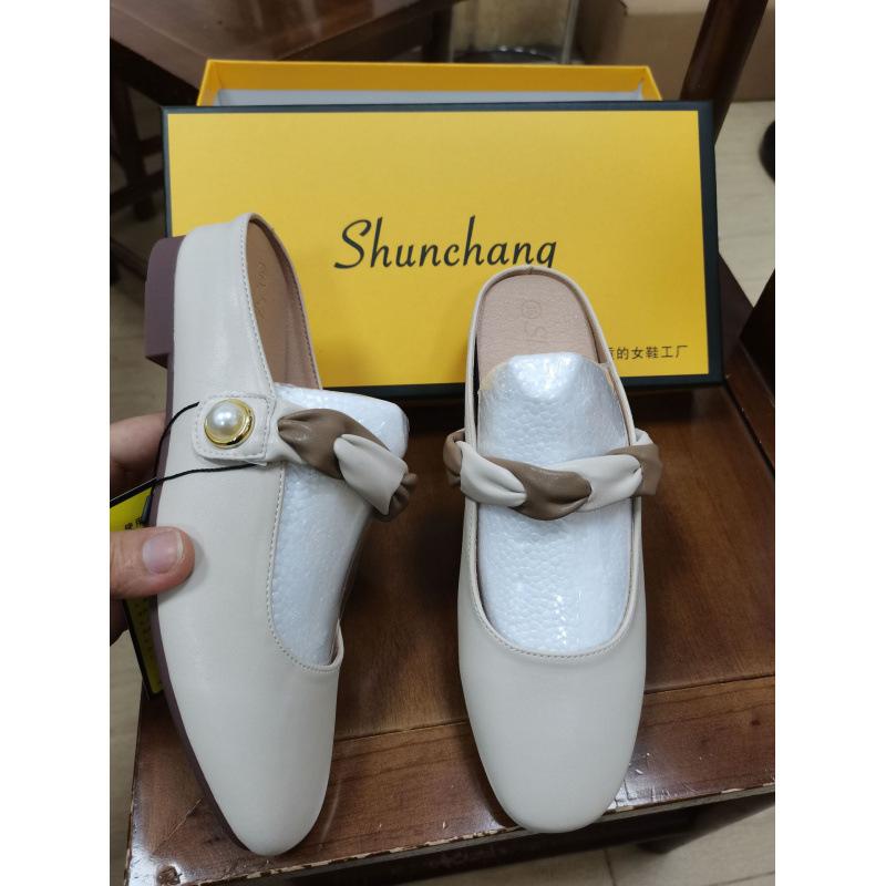 

внутренние увеличивающие рост полушлепанцы женские летние для улицы новые темпераментные одинарные туфли крутые шлепанцы 39