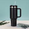 40oz Stainless Steel Insulated Travel Mug with Handle and Straw