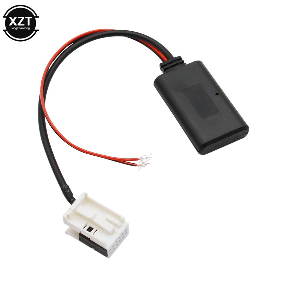 For BMW E60 04-10 E63 E64 E61E70 E90/E91 E92 12Pin Bluetooth-compatible Module Wireless Radio Stereo AUX-IN Aux Cable Adapter