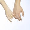 Xiaomi Vnox Classic Wedding Rings for Women Men 6mm Gold Color Stainless Steel Couple Rings Simple Plain Bands Anniversary Gift
