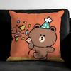 BBEOWN Cartoon Cushion Cover Pillowcase Ultra Soft Skin Friendly Fabric Cloud Like Comfort Concealed Zipper