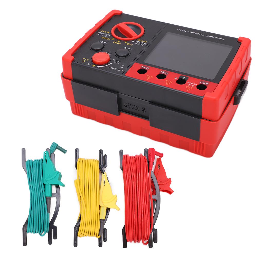 GT5105A 2000 Ohm Digital Earth Resistance Tester Ground Resistance Meter Ohm Meter for Earth
