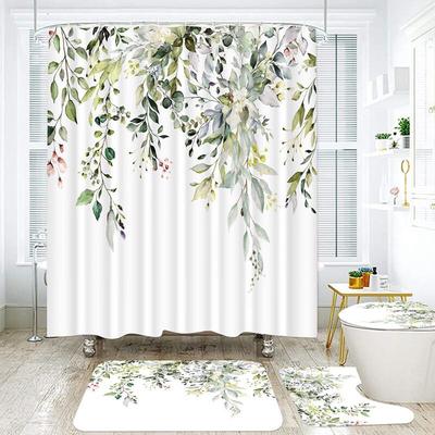 Bedruckter Polyester-Badezimmer-Duschvorhang