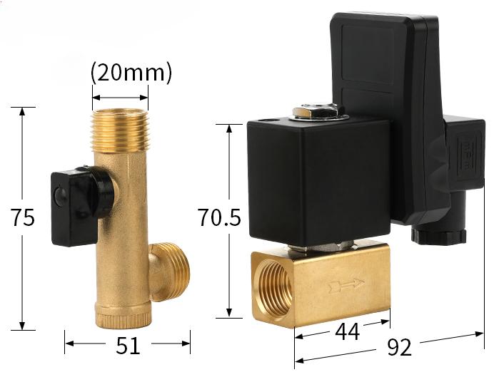 220VAC 24VDC Brass Valve with Automatic Switch of Electronic Drain Valve for Air Compressor
