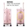 PVC Travel Luggage Cover Full Transparent Waterproof Luggage Protector Cover Wear Resistant Dustproof