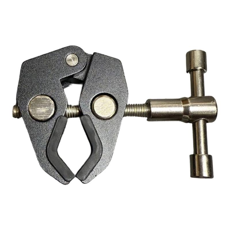 Aluminum Clamp With Double Ball Head Clamp 1/4inch Threaded Video Mount for Action Camera Monitor LED Light Accessories