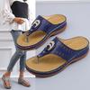 Summer Comfortable Slope Heel Flip-flops Women Wear Thick Bottom Casual Beach Cool Slippers Wish