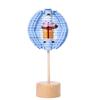 Wooden Spinning Lollipop Fisher Series Creative Ornament Children'S Creative Toys Christmas Spinning Spiral Tree Toy
