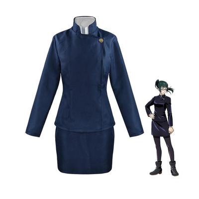 Anime Character Cosplay Tops+Skirt+Waist Bags Sets Zenin Maki Coat Tops+Skirt Outfits Cosplay
