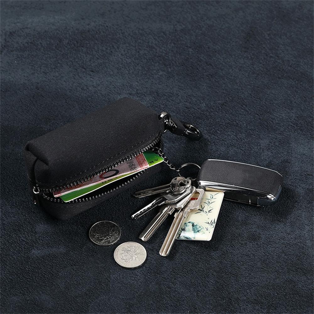 Coin Purse Large-Capacity Key Case Key Pouch Portable Keychain Wallet For Casual Outings Business Professionals Travel-Friendly