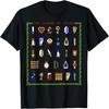 Camiseta de Inventário 8-Bit de The Legend of Zelda