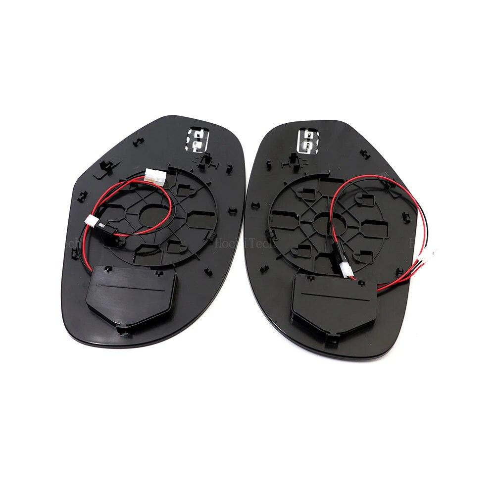 Left Right Door Side Heated Wing Mirror Glass Rearview Rearview Plate for GMC Yukon XL Sierra 1500 2500 3500