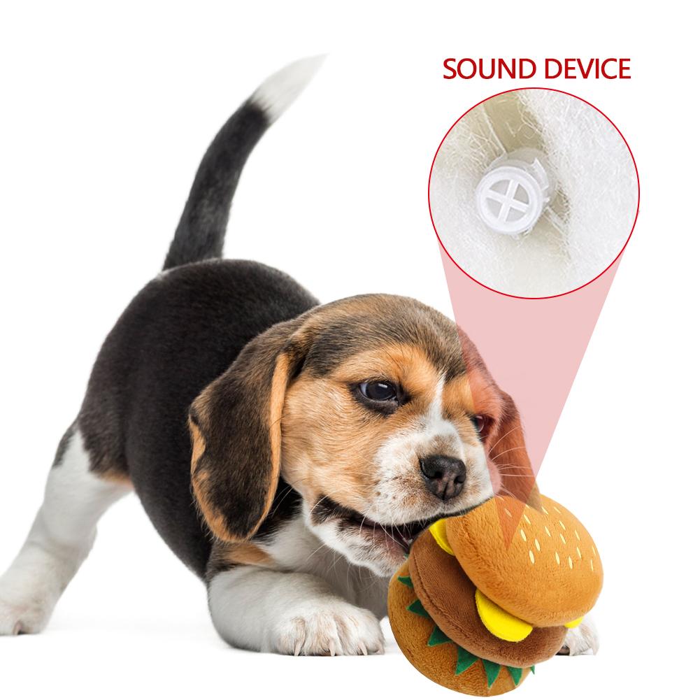 Plüsch Quietschspielzeug Hundespielzeug Bissfest Reinigen Hundekauspielzeug Welpentrainingsspielzeug Ball Obst Zeichentricktiere Tierbedarf