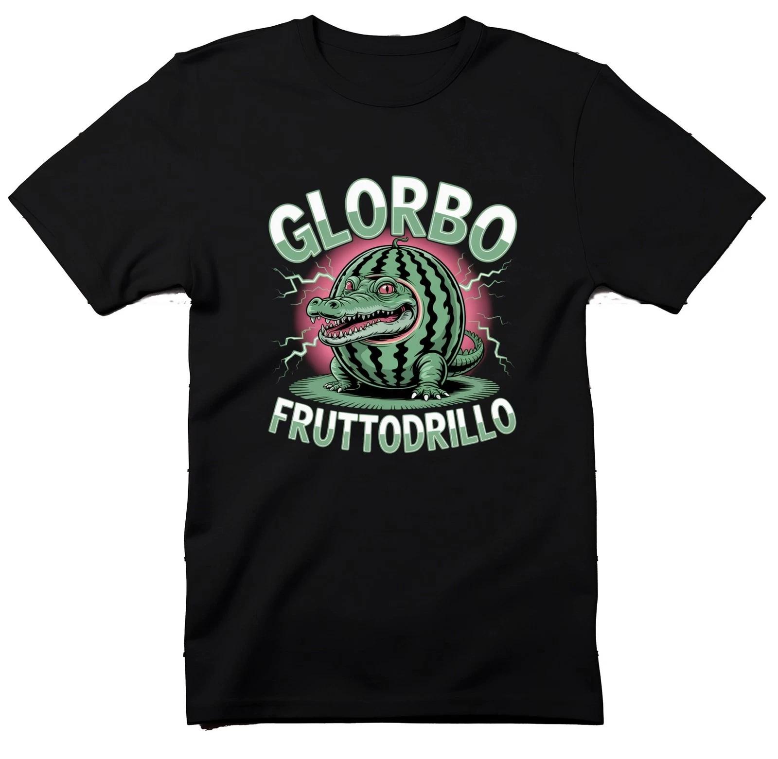 Italian Brainrot, Funny Meme, Glorbo Fruttodrillo T-Shirt, Watermelon Crocodile L