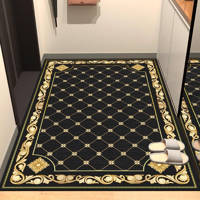 

Новый китайский стиль мраморный входной коврик грязеотталкивающие дверные коврики противоскользящие коврики для ног для домашнего использования 80 * 100CM