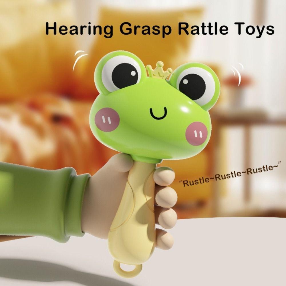 Plastic Baby Rattle Toys Cartoon Newborn Rattle New Handbell Toys  Educational Toy