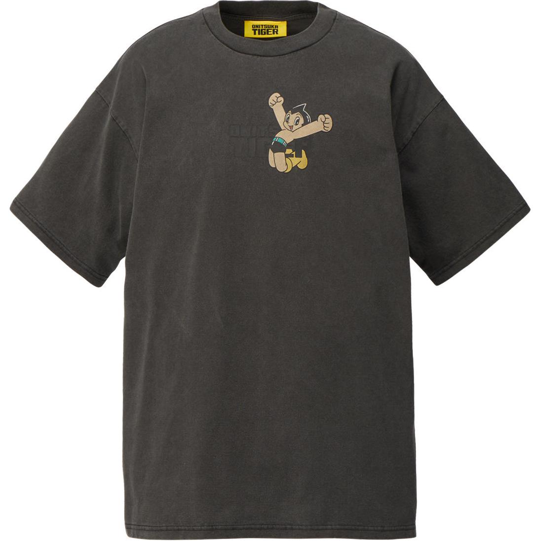 

ONITSUKA TIGER X Astro Boy Коллаборационный пуловер Модная удобная футболка с коротким рукавом Унисекс футболка Серая 2183B494-001 XS