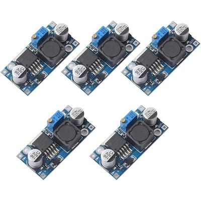 5er-Pack LM2596S Abwärtswandler, DC-DC-Wandler, hocheffizienter Spannungsregler, 3,0–40 V bis 1,5–35 V, Abwärtswandler, einstellbar