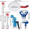 Spray Guide Accessory Tool with Airless Paint Sprayer Extension Rod and Nozzle Tip for Most Airless Paint Sprayer