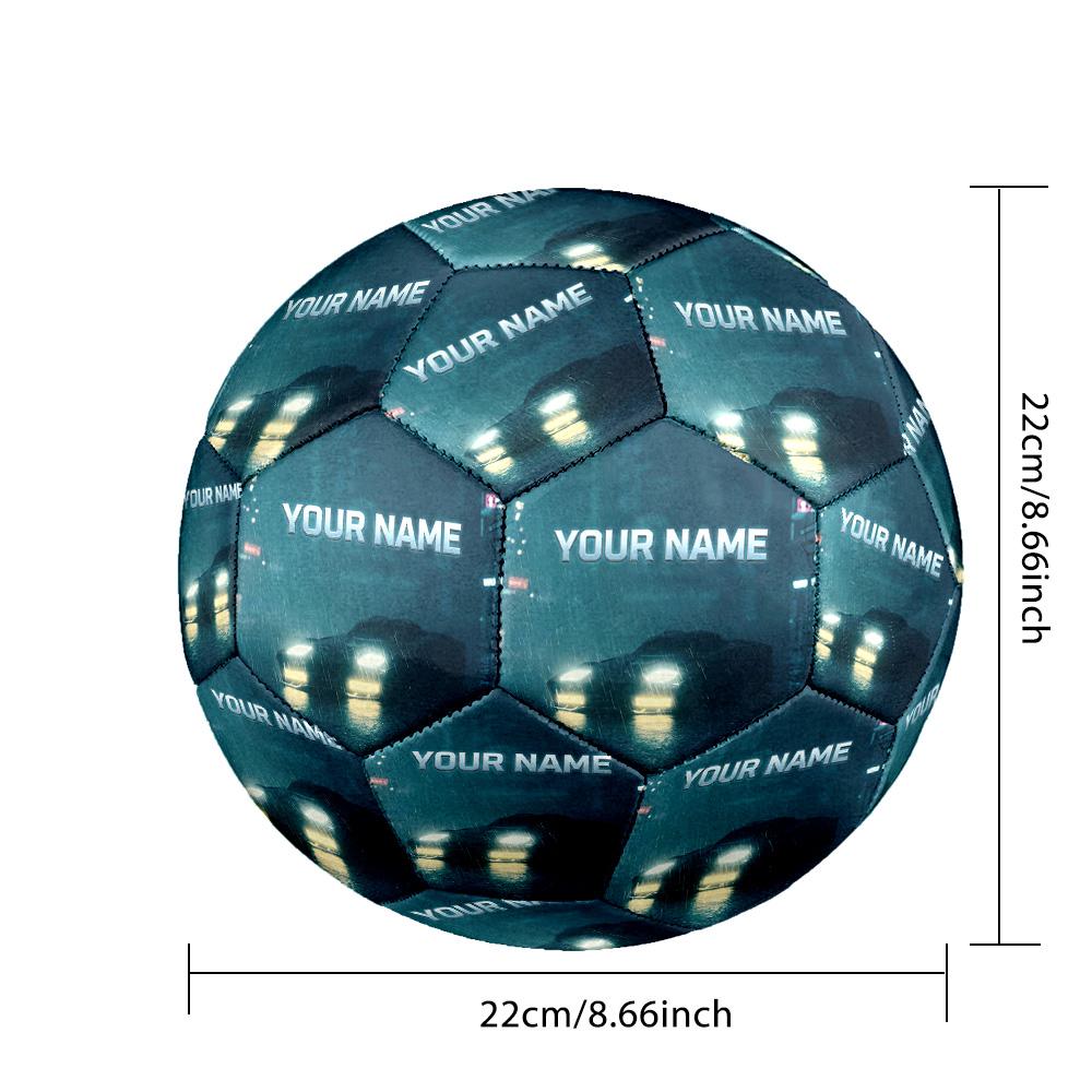 Benutzerdefinierter Name Text Größe 5 Fußball, Rocket League Standard Trainingsfußball