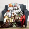 1pc GTA Blanket, Gift, for Men and Women, Soft Blanket, Good for Sofa Bed Couch Travel, Lightweight Flannel Blanket