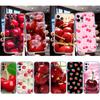 UP21 Kirsche Sommerfrucht Transparente Handyhülle für Motorola Moto Edge 20 30 40 50 S30 Fusion Ultra Pro Neo Lite + G200 G23
