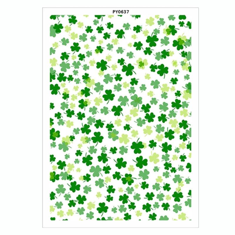 Patrick's Day Water Transfer Decals For Party Decorations With Various Holiday Designs Easy To Apply On Multiple Surfaces