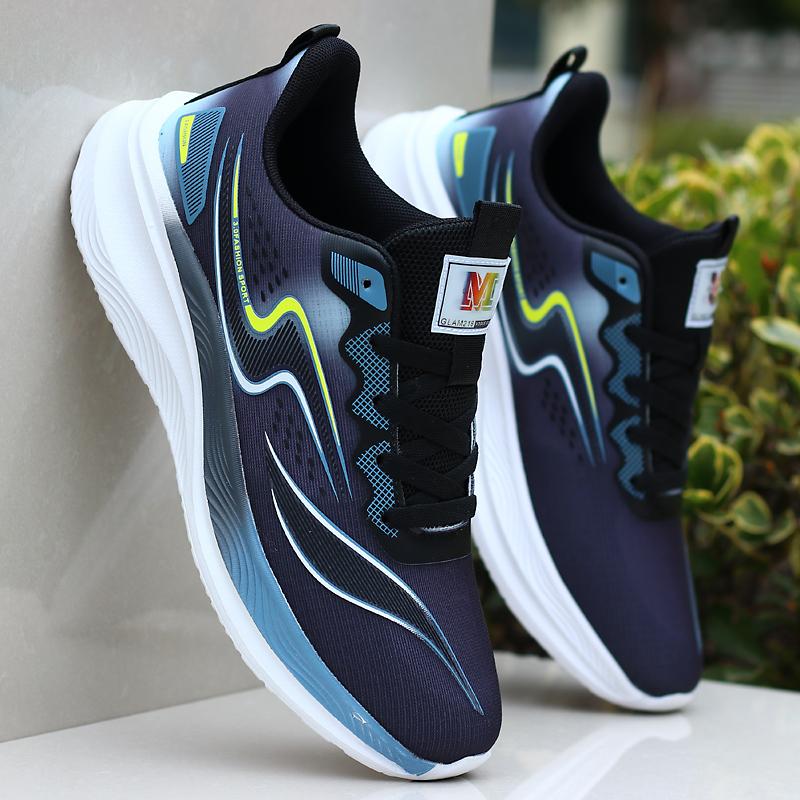 Domestic Brand Shoes Spring New Mesh Breathable Sports Shoes Soft Sole Casual Lightweight Running Trendy Shoes