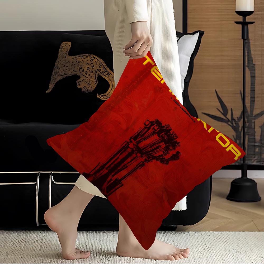 Movie T-TERMINATOR Cushion Cover Pillow Cover Decor Pillowcase Printed Cushion Case For Couch