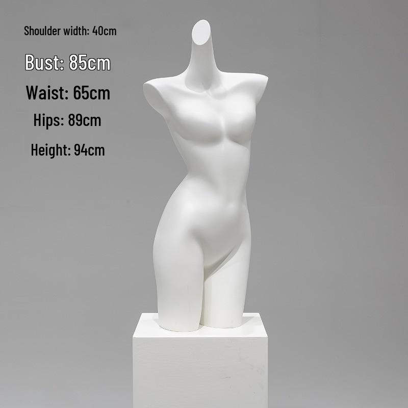 Unisex Torso Mannequin: Female & Male Underwear Display Stand