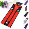 Practical 35/25/20mm Wide Men Suspenders High Elastic Adjustable 4 Strong Clips Suspender Heavy Duty X Back Trousers Braces
