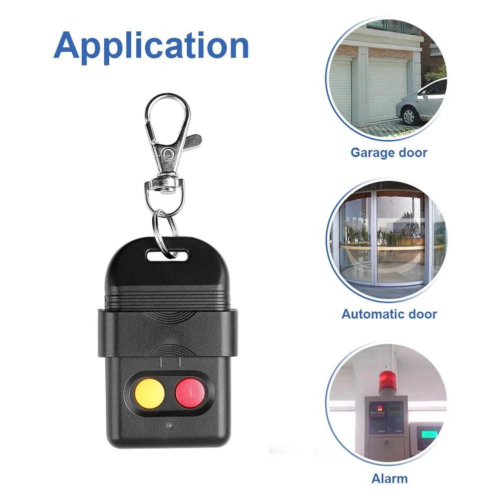 433MHz 330 Mhz 2 Keys RF Wireless Remote Control 8 Dip Switch Auto Gate For Gate Garage Door Opener Universal Remote Control