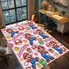 Mario Anime Character Carpet for Living Room Bedroom Home Decor Cool Movie Mat Play Floor Mat
